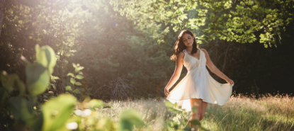 Woman in nature